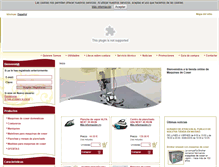 Tablet Screenshot of maquinas-de-coser.es